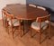 Tavolo e sei sedie da pranzo in teak di Victor Wilkins per G Plan, anni '60, Immagine 4