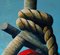 Patrick Chevailler, Red Deadeye, 2021, olio su tela, Immagine 2