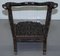 Burmese Rosewood Hand-Carved Floral Ornate High Back Chair, 1880s 17