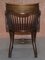 Chaise de Bureau Édouardienne Antique en Chêne par Ralph Johnson, Angleterre 11