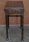 Antique Cluster Column Leg Fold Over Card Table by Thomas Chippendale, 1860s 13