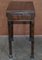 Antique Cluster Column Leg Fold Over Card Table by Thomas Chippendale, 1860s, Image 13