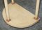Bemalte französische Vintage Halbmond-Beistelltische mit Einzelschublade, 2er Set 6