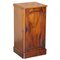 Antique Victorian Flamed Hardwood Side Cabinet 1