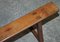 Antique Victorian Fruitwood Trestle Benches for Long Dining Tables, Set of 2 16