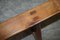 Antique Victorian Fruitwood Trestle Benches for Long Dining Tables, Set of 2, Image 7