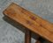 Antique Victorian Fruitwood Trestle Benches for Long Dining Tables, Set of 2 15