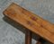 Antique Victorian Fruitwood Trestle Benches for Long Dining Tables, Set of 2, Image 15