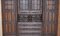 Antique English Jacobean Revival Hand Carved Oak Bureau Bookcase, 1833 6
