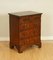 Vintage Hardwood Chest of Drawers Bedside End Table 2