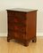 Vintage Hardwood Chest of Drawers Bedside End Table 3