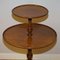 Large Victorian Hardwood Queen Anne Circular 2 Tier Dumbwaiter Table, 1880s 3