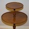 Large Victorian Hardwood Queen Anne Circular 2 Tier Dumbwaiter Table, 1880s, Image 3