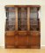 Astral Glazed Campaign Library Bookcase Leather Desk by Kennedy for Harrods London, Image 3