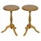 Victorian Side Tables Wine Tabes on Tripod Legs, Set of 2, Image 1