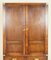 Military Campaign Wardrobe Cabinet with Brass Handles from Bevan and Funnel, Image 4