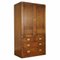 Military Campaign Wardrobe Cabinet with Brass Handles from Bevan and Funnel, Image 1