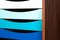 Sideboard aus Holz in kalten Farben mit Unit Tablett von Finn Juhl 5