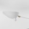 Plafonnier Mid-Century Moderne Blanc à 6 Bras Rotatifs par Serge Mouille 4