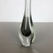 Italian Grey Murano Glass Sommerso Single-Stem Vase by Flavio Poli, 1960s, Image 9