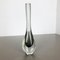 Italian Grey Murano Glass Sommerso Single-Stem Vase by Flavio Poli, 1960s 2