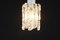 Petite österreichische Murano Eisglas Deckenlampe von Kalmar, 1960er 4