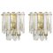 Large Austrian Kalmar Crystal Glass Sconces Wall Lights, 1970s, Set of 2 1