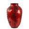 Large Carmine Red Floor Vase by Scheurig, 1960s, Image 1