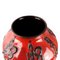 Large Carmine Red Floor Vase by Scheurig, 1960s 3