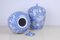 Pot in Blue White Ceramic, Set of 2, Image 2