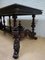 19th Century Solid Wooden Ornate Lion Centre Table Library Desk, Image 21