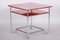 Bauhaus Red Dining Table, Czechia, 1930s 7