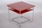 Bauhaus Red Dining Table, Czechia, 1930s 1