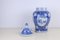 Porcelain Hand Painted Blue White Vase with Lid 10