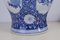 Porcelain Hand Painted Blue White Vase with Lid 12