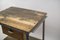 Heavy Art Deco Industrial Steel and Wood Work Table, 1940s 11
