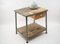 Heavy Art Deco Industrial Steel and Wood Work Table, 1940s 15