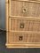 Italian Bamboo, Rattan and Brass Chest of Drawers from Dal Vera, 1970s, Image 4