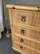 Italian Bamboo, Rattan and Brass Chest of Drawers from Dal Vera, 1970s 8