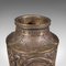 Große antike dekorative japanische Vase aus Bronze 9