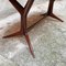 Mid-Century Italian Marble and Wood Oval Dining Table, 1950s, Image 7