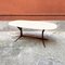 Mid-Century Italian Marble and Wood Oval Dining Table, 1950s 2