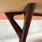 Ovaler italienischer Mid-Century Esstisch aus Marmor & Holz, 1950er 6