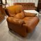 Vintage Leather Armchair by Tobia Scarpa 7