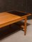 Mid-Century Couchtisch aus Teak & schwarzem Melamin 9