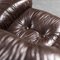 Brown Leather Armchair, 1970s 7