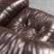 Brown Leather Armchair, 1970s, Image 7