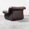 Brown Leather Armchair, 1970s 5