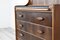 Secretaire Mid-Century in teak e noce con ante scorrevoli di Welters, Immagine 8