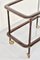 Italian Mahogany, Brass & Glass Drinks Trolley by Ico Parisi, 1960s, Image 9